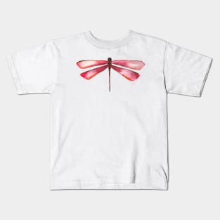 red dragonfly Kids T-Shirt